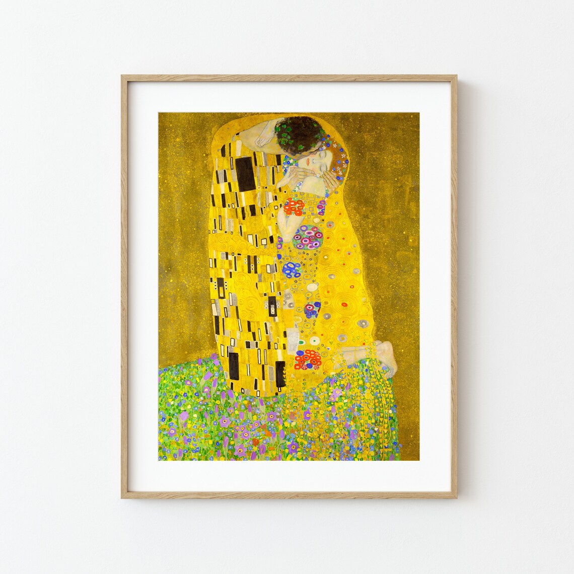 The Kiss by Gustav Klimt Art Nouveau Love Print - Image 3
