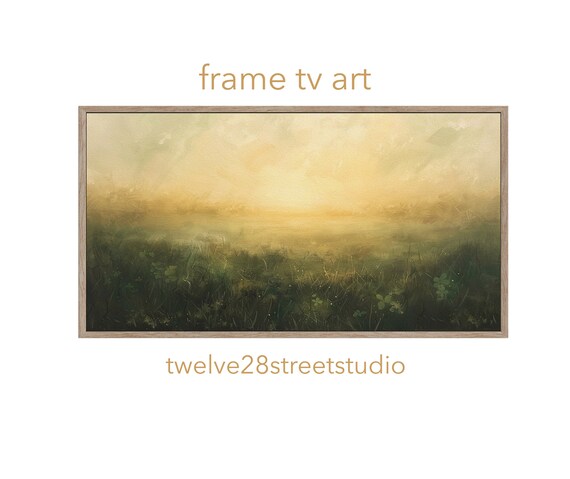 Vintage Landscape Sunrise Sunset, Farmhouse Poster Print