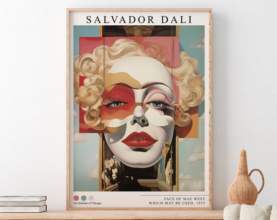 Salvador Dali Classical Art Print, Surrealist Master