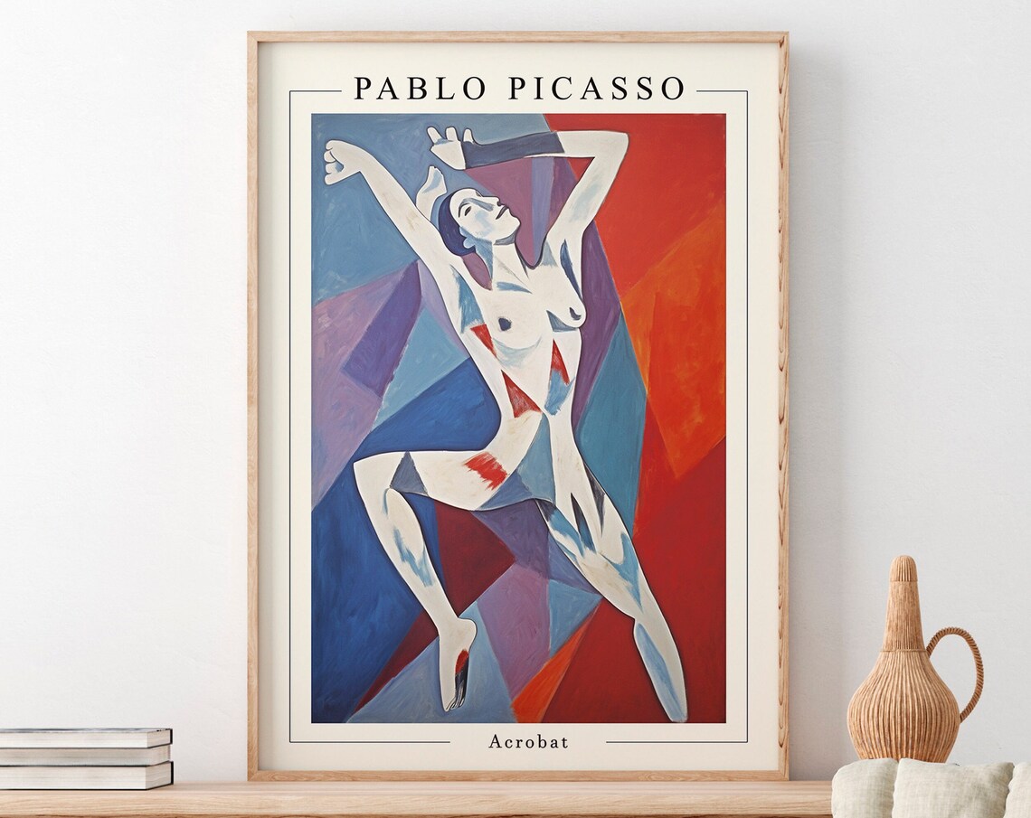 Picasso Acrobat Prints Picasso Print Famous Artist Prints Pablo Picasso - Image 2