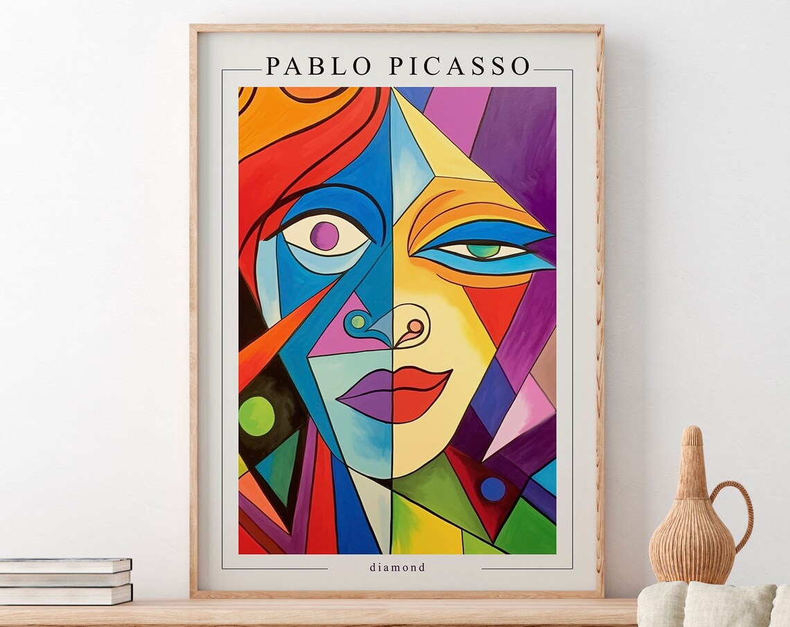 Picasso Print Diamond Painting Cubism Art Famous Artist Prints Prints