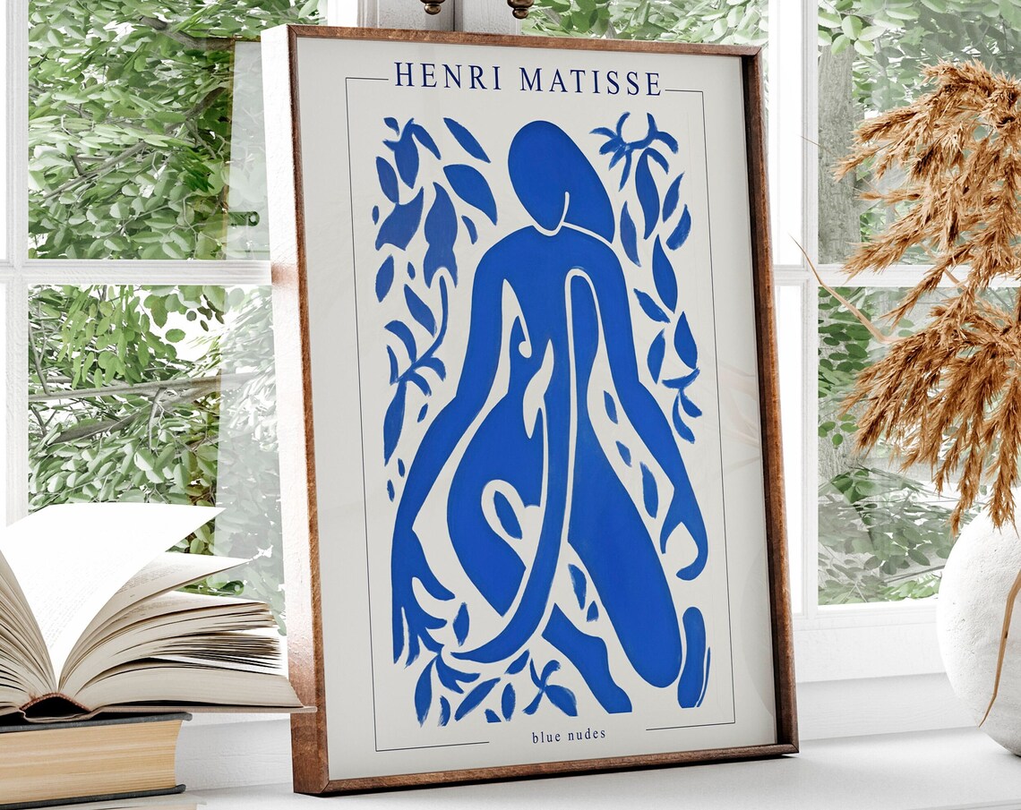 Henri Matisse Blue Nudes Cutout Figure Classic Modern Art Poster