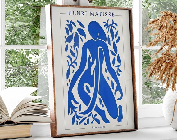Henri Matisse Blue Nudes Poster Henri Matisse Print Blue Matisse Print Blue Poster Prints