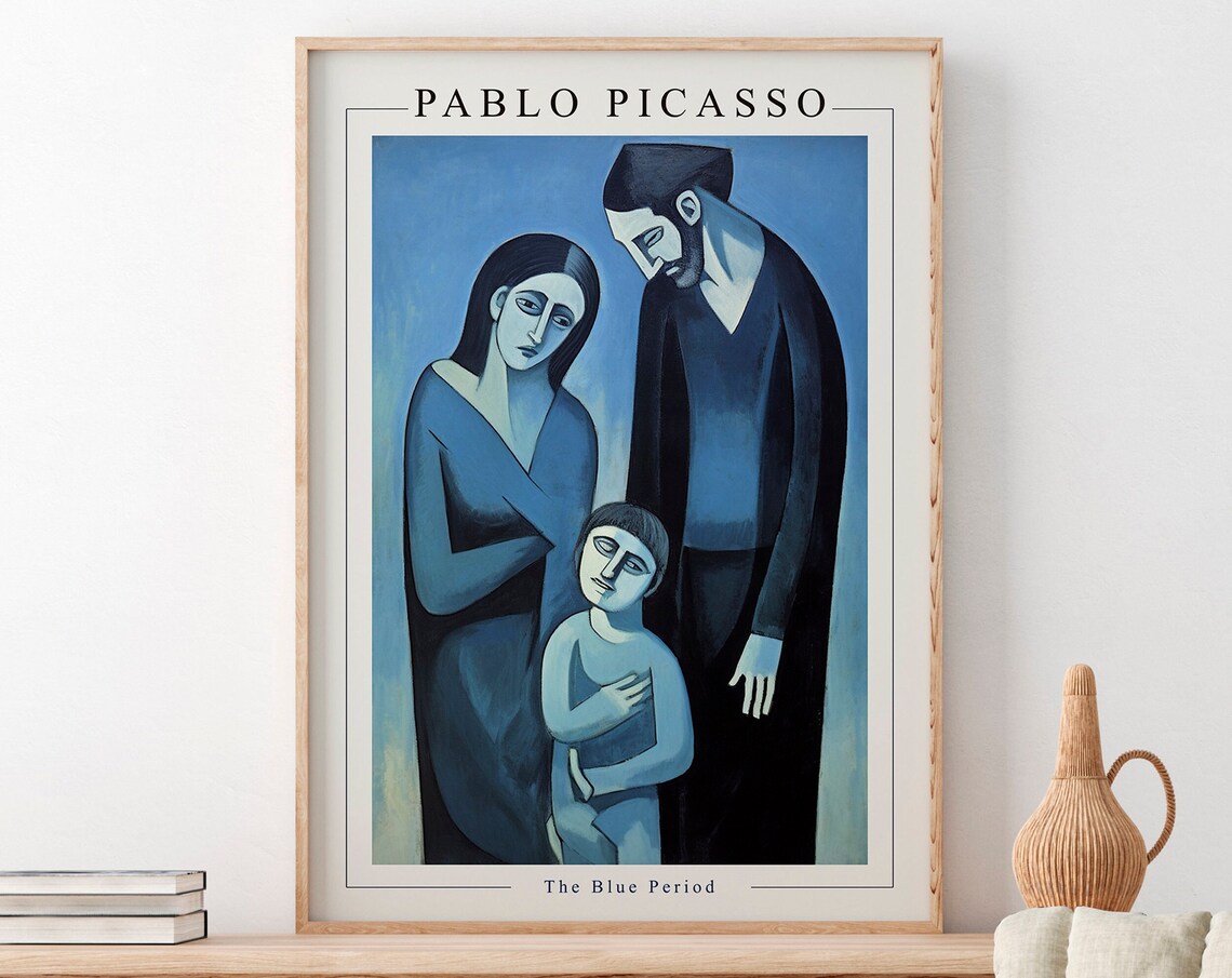 Picasso Print The Blue Period Famous Artist Prints Wall Art Prints - Image 2