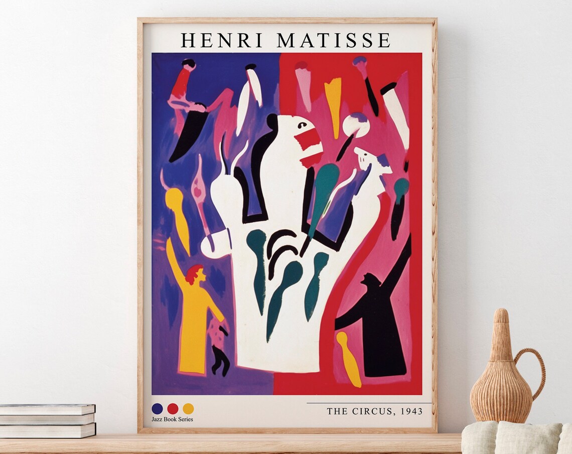 Henri Matisse The Circus 1943 Jazz Book Series Exhibition Art Poster
