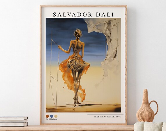 Salvador Dali Ipse Erat Elias Painting Dali Print Famous Artist Prints Prints