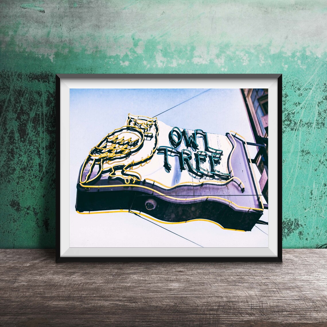 Owl Tree San Francisco Modern Wall Art Print