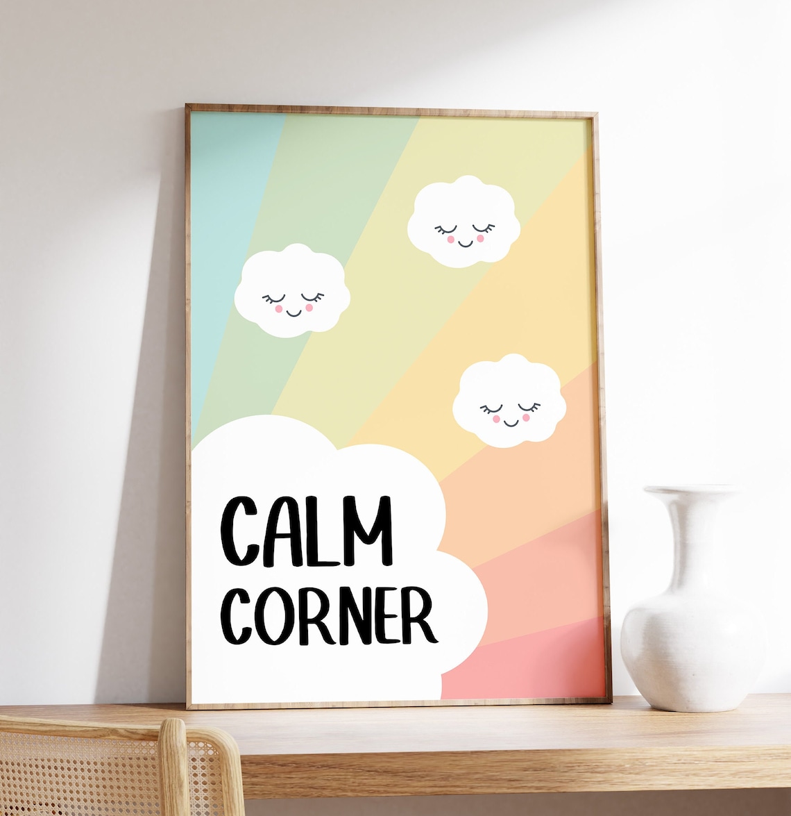 Calm Corner - Mindfulness, Mental Health Poster
