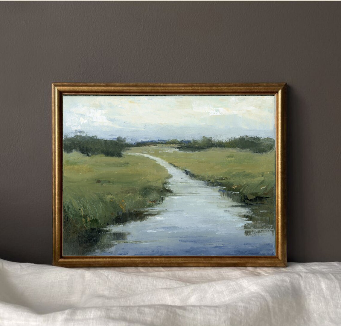 Field Riever Abstract Landscape Art Print