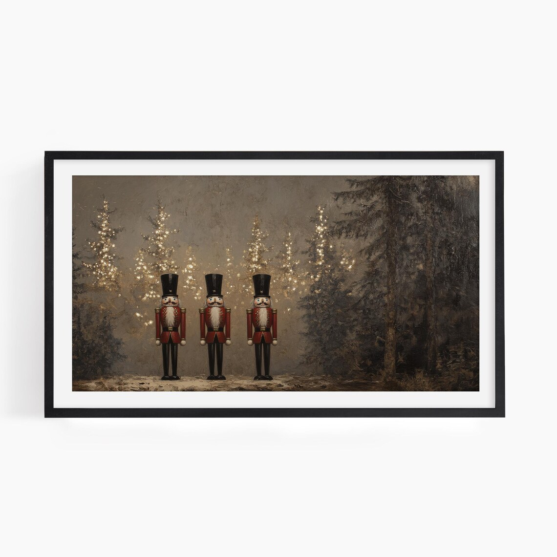 Christmas Nutcracker Vintage Festive Art Print - Image 2