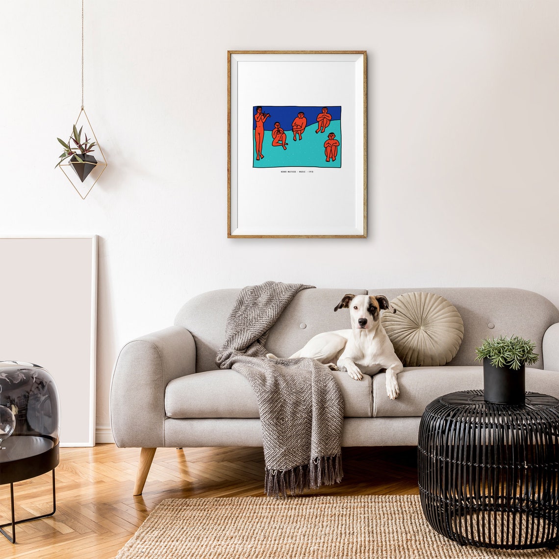 Henri Matisse Painting Art Interior Poster Wall Art Interior Decor Hand Drawing Henri Matisse Music Print - Image 2