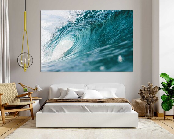 Sea Wave Trendy Wall Decor Surf Art For Gift Nautical Decor For Design Wall Contemporary Decor With Ocean Wave Seascape Painting Art