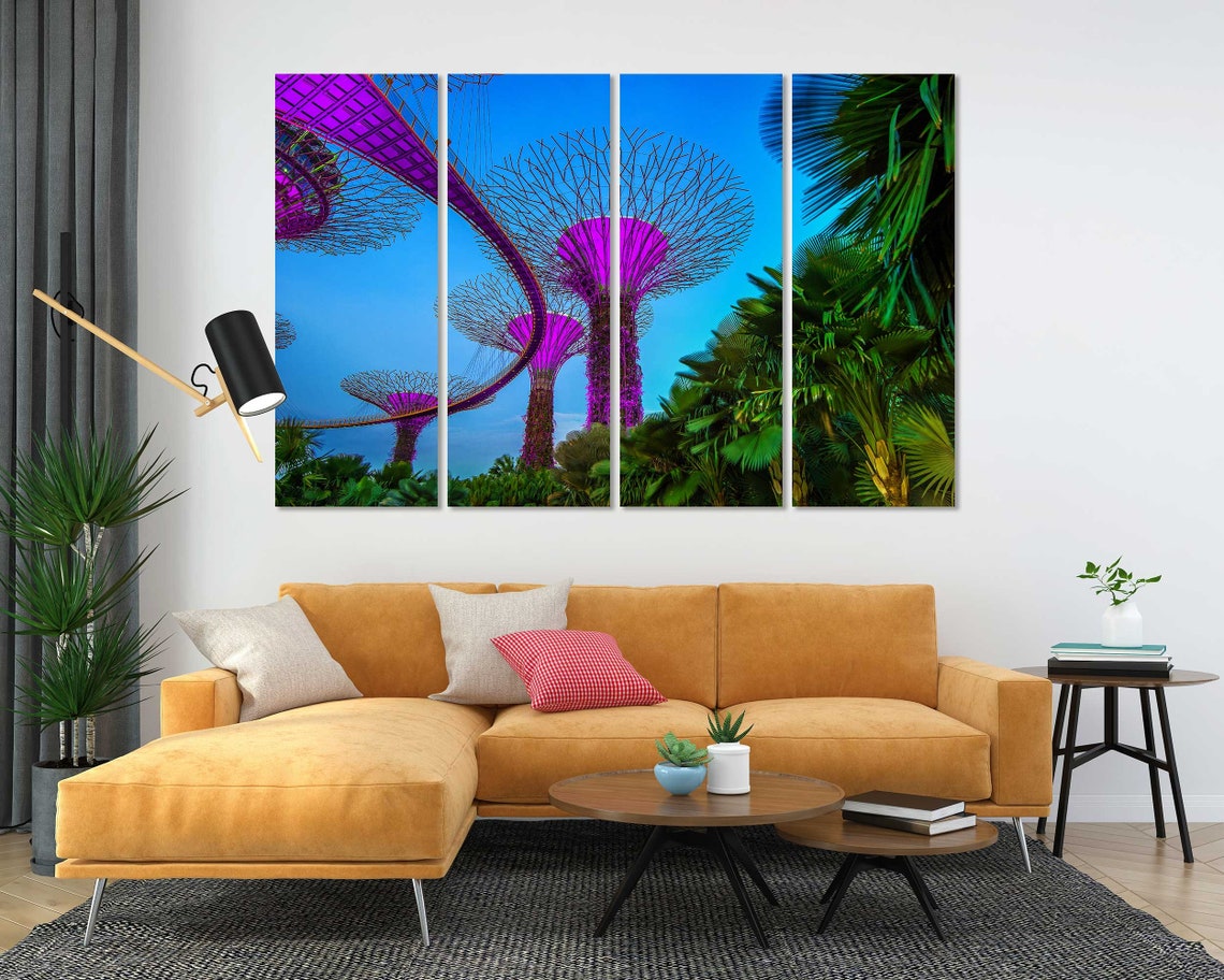 Garden By The Bay In Singapore Photo Print On Singapore Garden By The Bay Picture For Wall Decor Singapore Travel Wall Art - Image 4