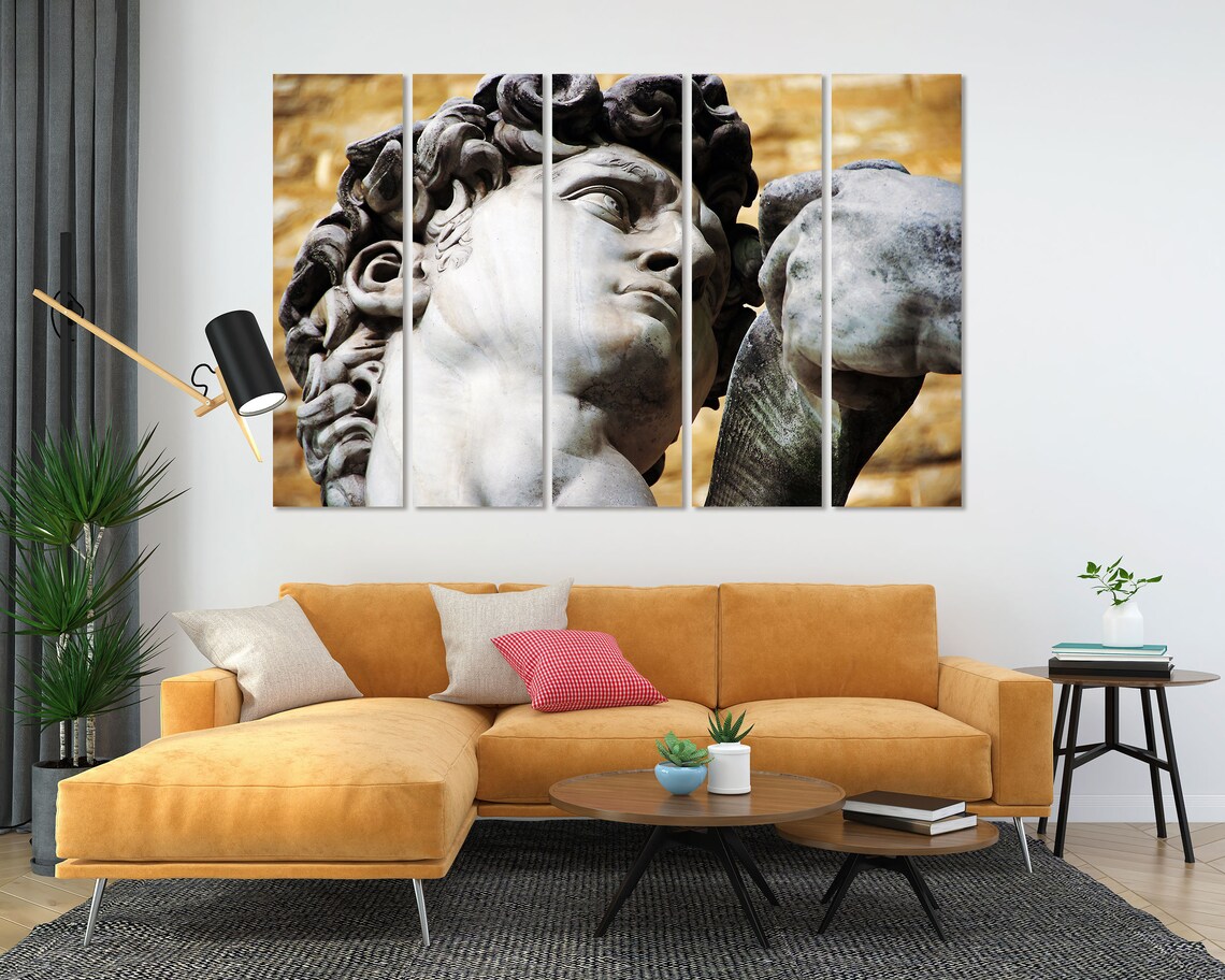 Michelangelo Statue Of David Sculpture Close Up Italy Art Poster - Image 4