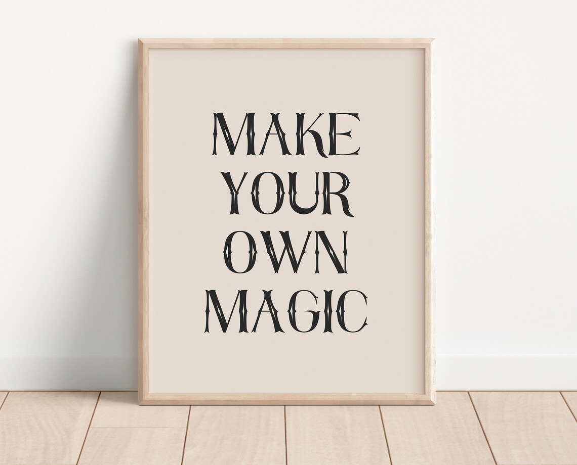 Halloween Make Your Own Magic Poster, Fall Decor - Image 4