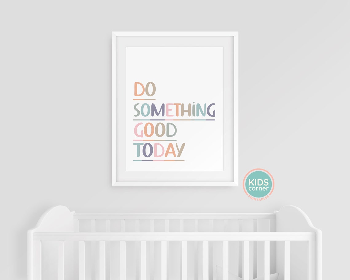 Do Something Good Today Colorful Kindness Classroom Daily Poster - Image 3