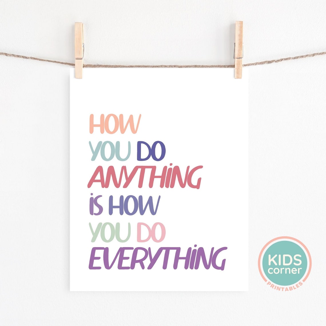 How You Do Anything Is How You Do Everything Motivational Poster - Image 2