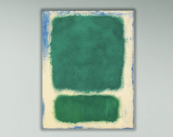 Mark Rothko Green Abstract Art Print