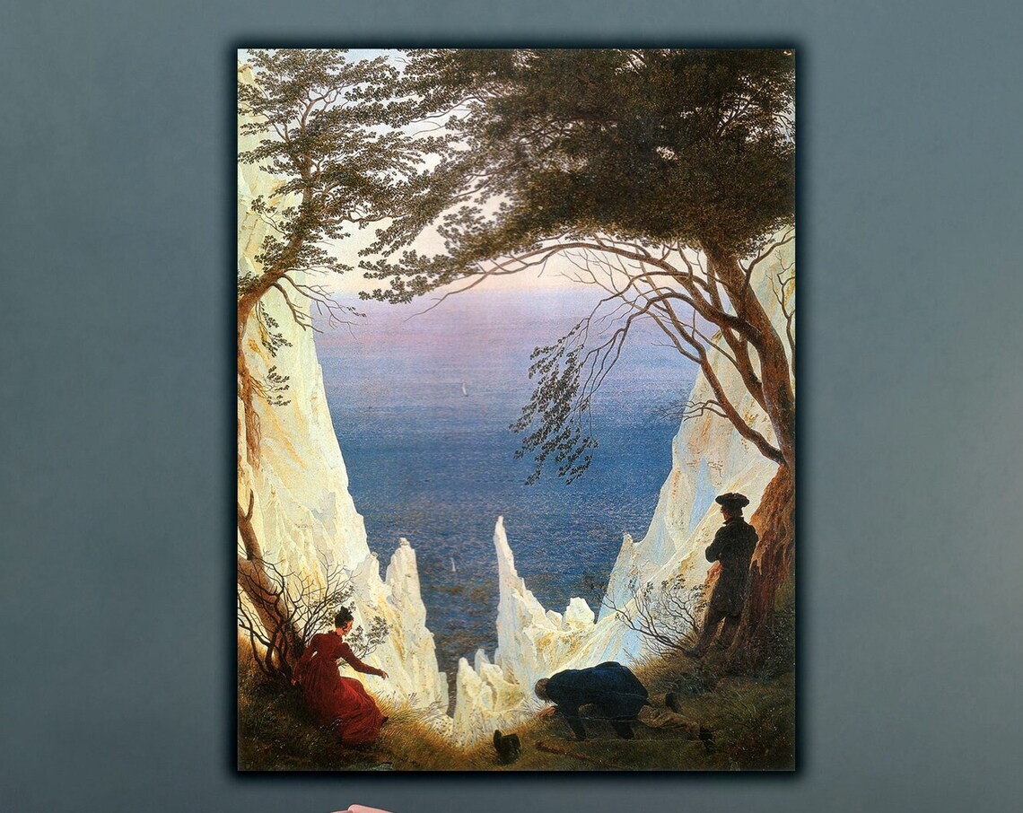 Chalk Cliffs Of Rgen, Landscape Art Print