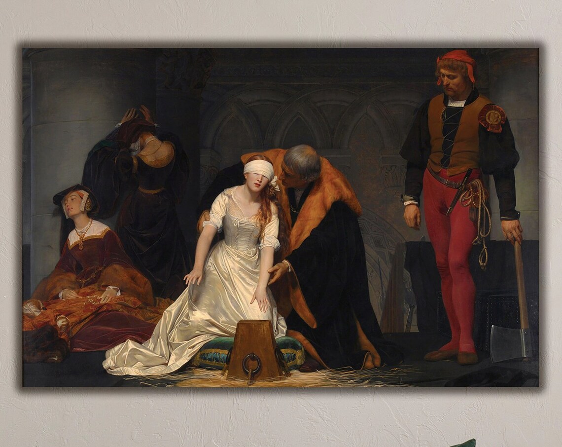 The Execution Of Lady Jane Grey by Paul Delaroche