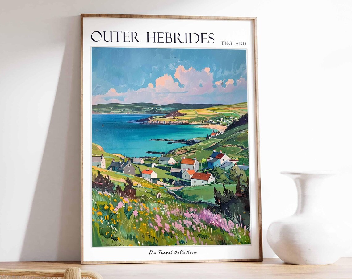 Orkney Islands Poster Scotland Poster Island Poster Scottish Decor Travel Print Wall Art Home Decor Scotland Travel Orkney Scotland