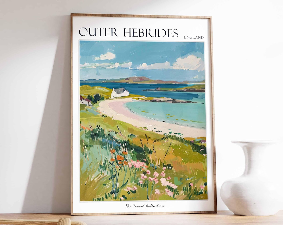 Orkney Islands Poster Scotland Poster Island Poster Scottish Decor Travel Print Wall Art Home Decor Scotland Travel Orkney Scotland