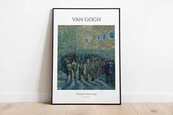 Van Gogh Art Print Prisoners Art Print Van Gogh Painting Art Jgp Wall Decor