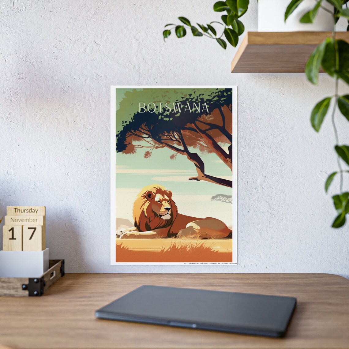 Botswana Savannah - Traditional Travel Poster - Image 5