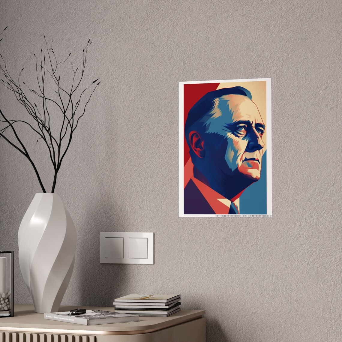 Franklin Roosevelt Campaign Poster, Gift Print - Image 2