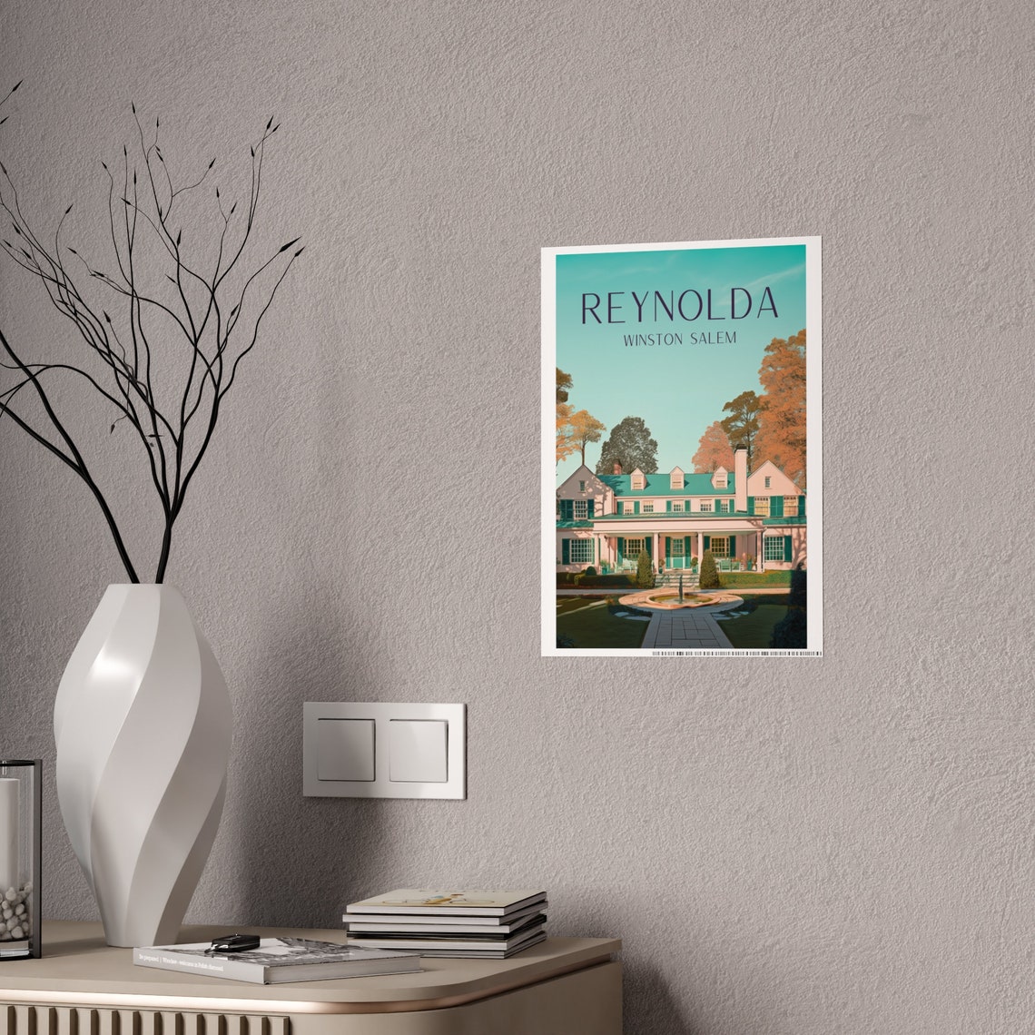 Reynolda House Travel Poster, Wake Forest - Image 2