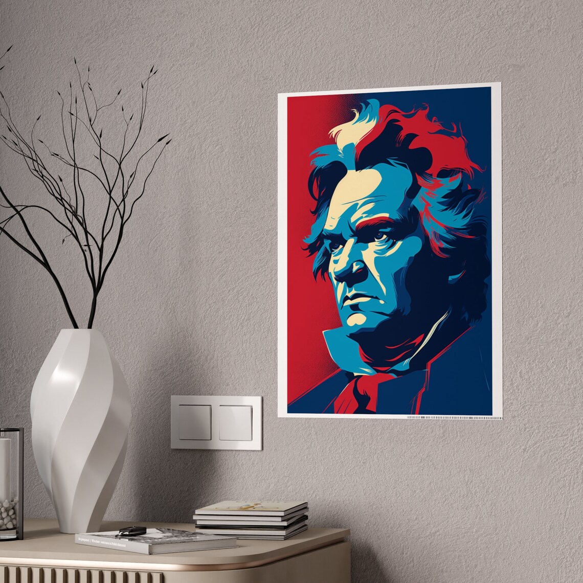 Ludwig Van Beethoven Travel Poster, Music Gift - Image 5