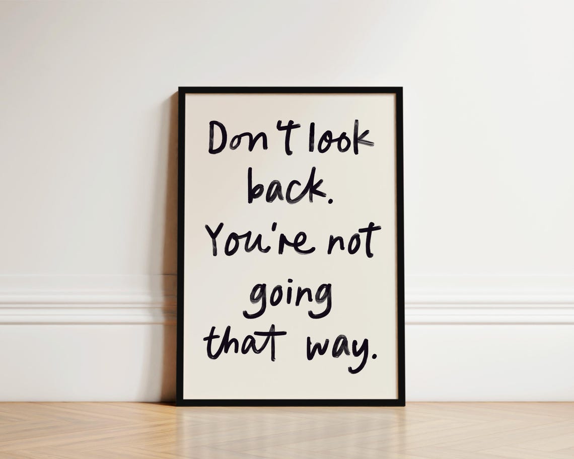 Motivational Quote Art Print for Home Office Decor