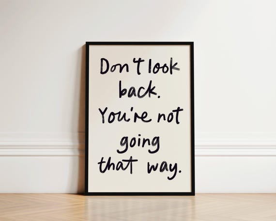 Motivational Quote Art Print for Home Office Decor