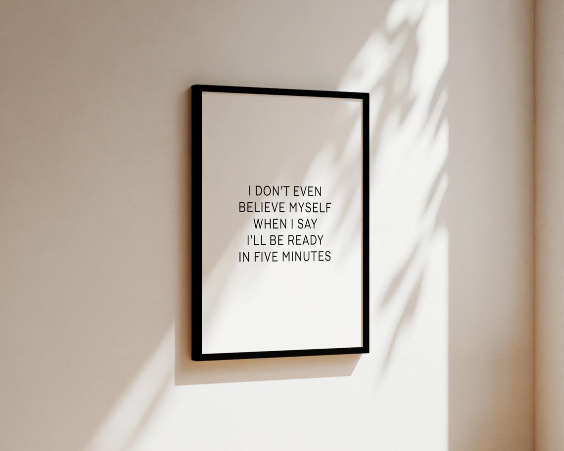 Dressing Room Quote Art Print, Bedroom Wall Decor - Image 3