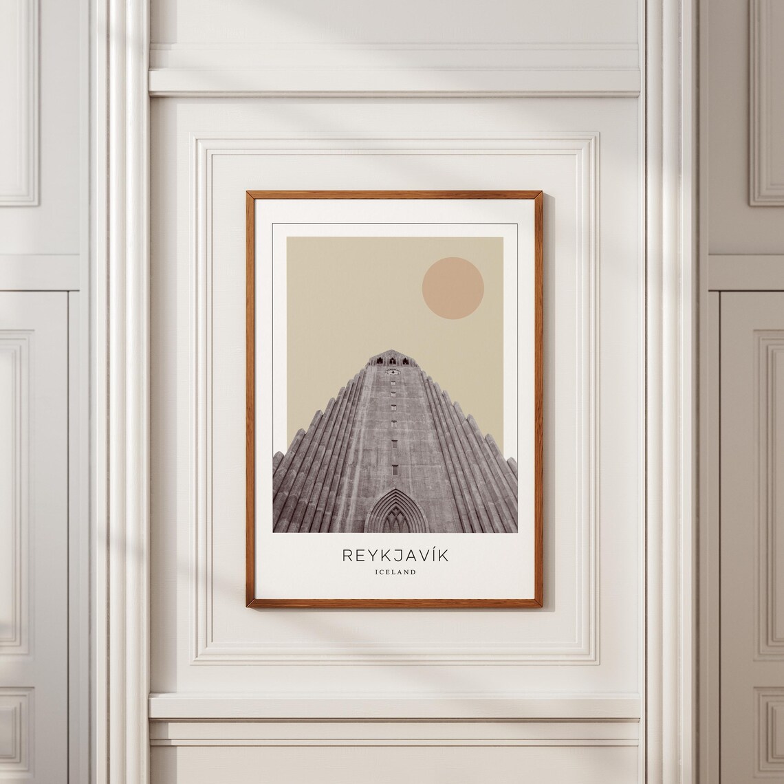 Reykjavk Travel Poster, Minimalistic Iceland Art Print - Image 2