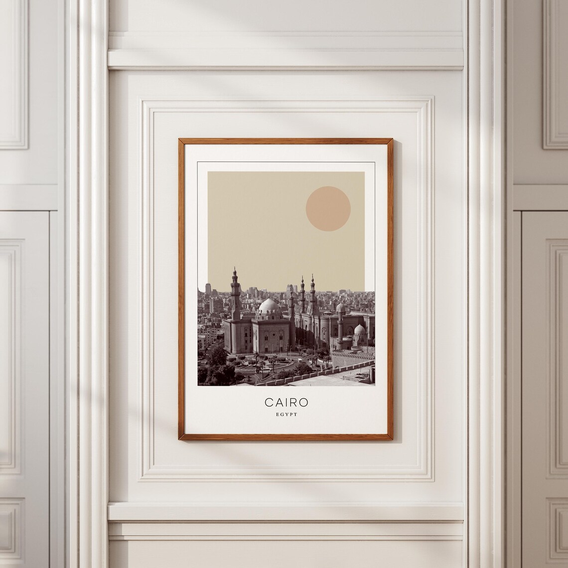 Cairo Minimalist Travel Poster, Egypt Wall Art - Image 2