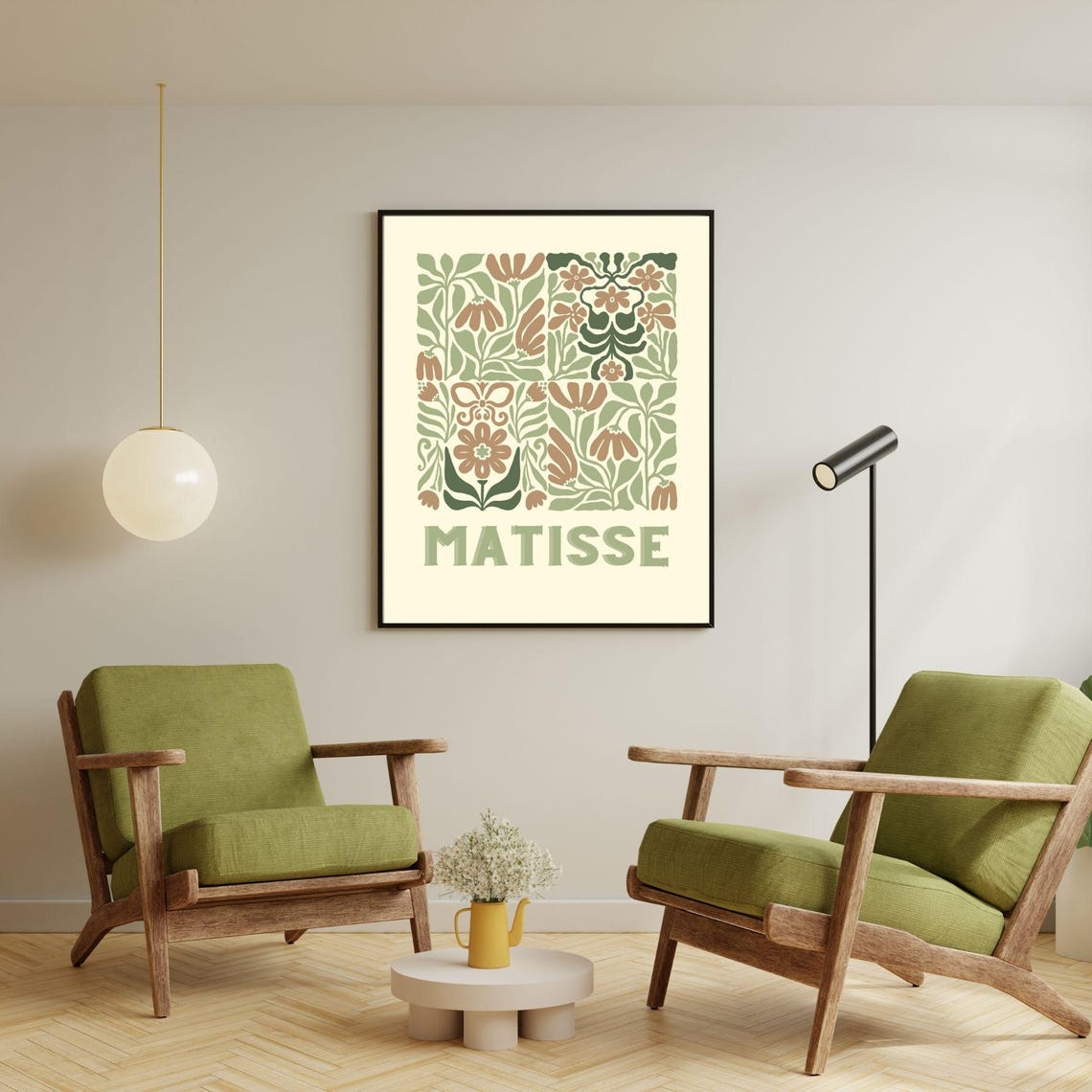 Bold And Colorful Abstract Decor Matisse Artwork Henri Matisse Inspired Abstract Art Modern Wall Decor