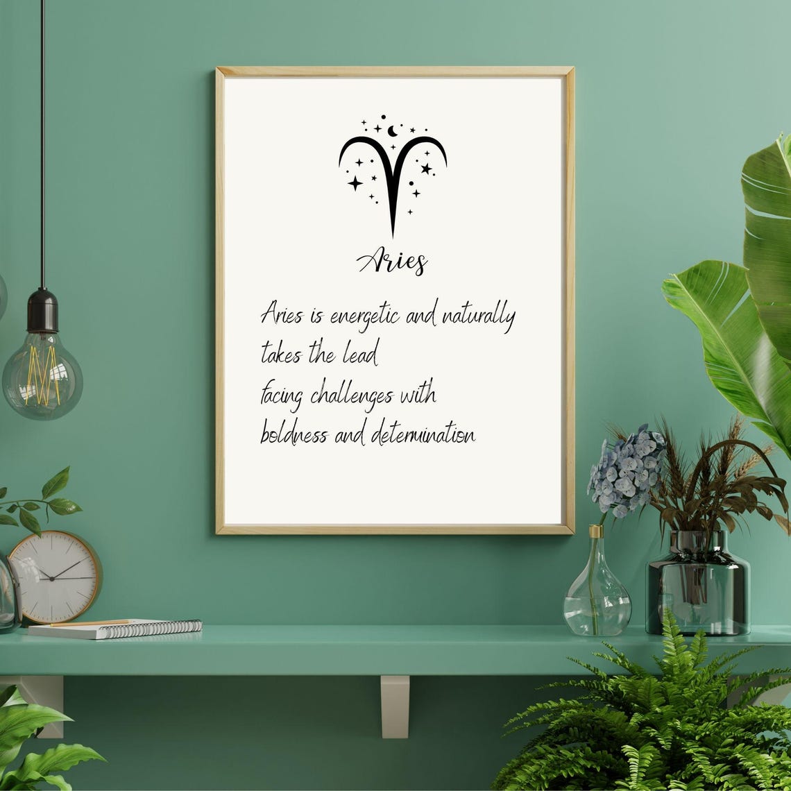 Aries Zodiac Sign Minimalist Art Print - Image 4