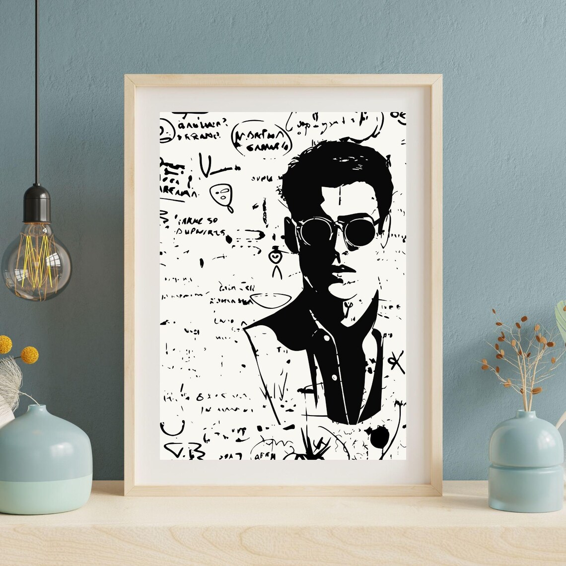 Bold Masculinity Abstract Style Masculine Art Print - Image 5