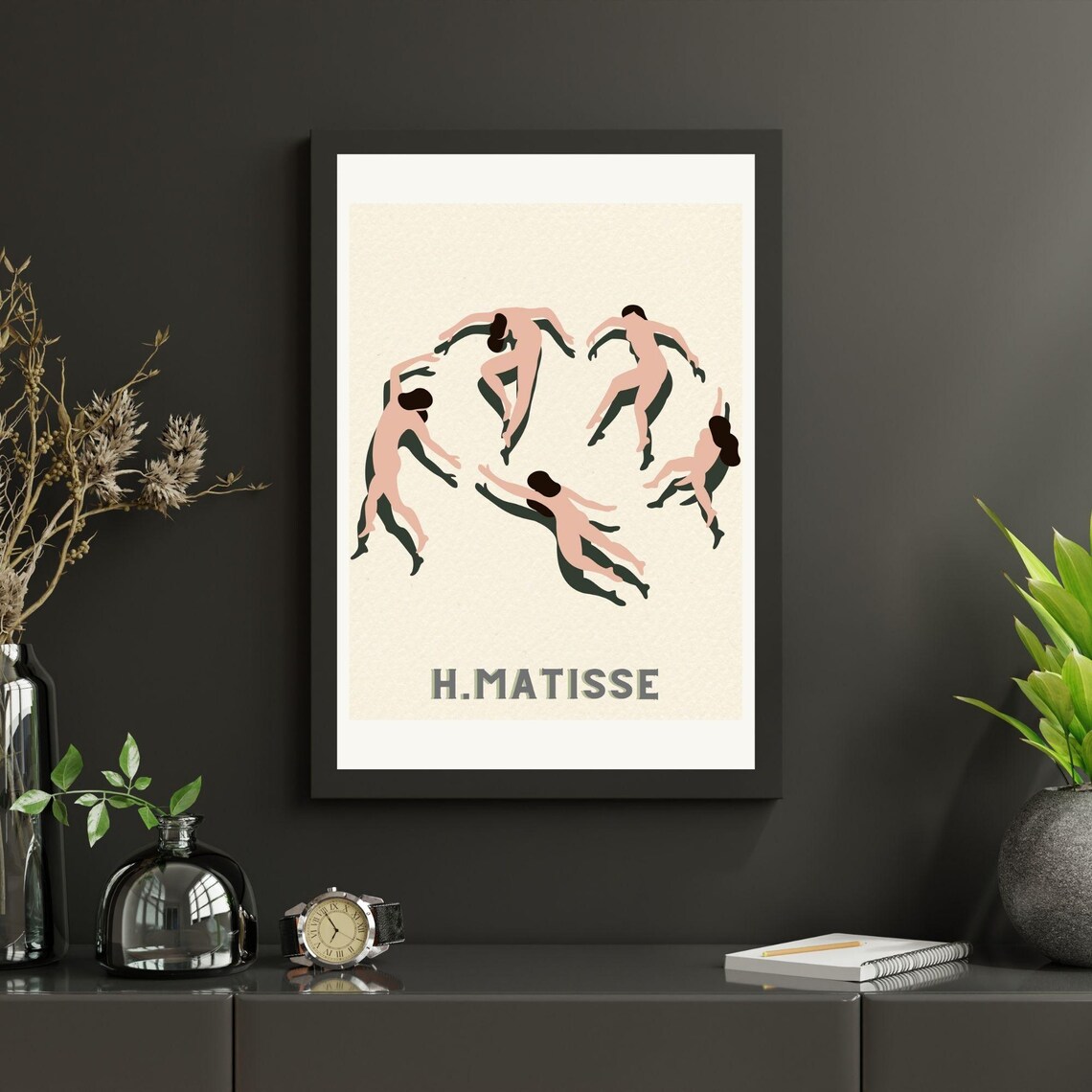 Matisse Inspired Dancing Figures, Minimalist Art Print - Image 4