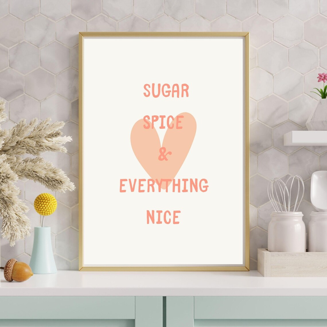 Sugar Spice And Everything Nice, Fun Kitchen Decor - Image 4