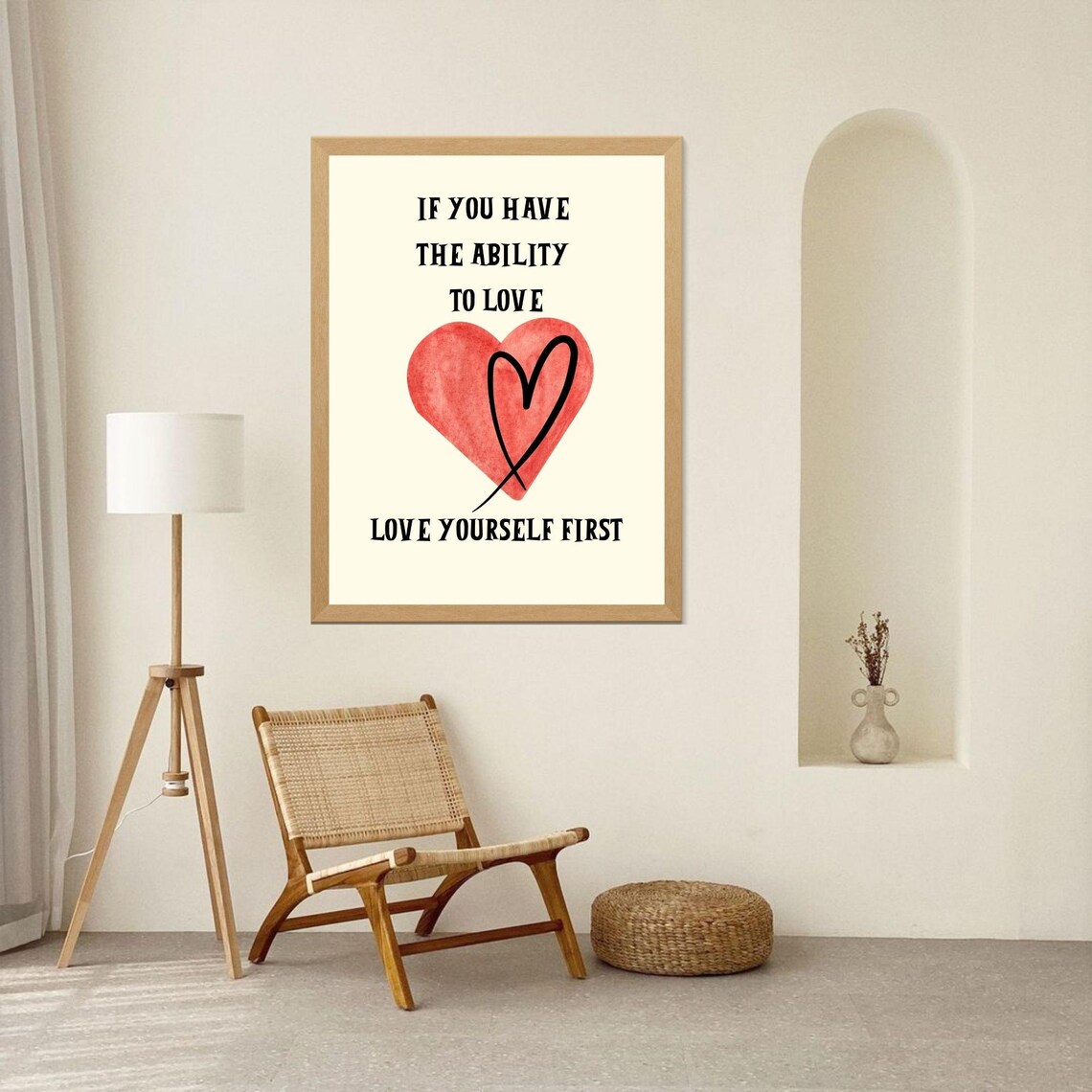 Love Yourself First, Minimalist Motivation Quote - Image 6