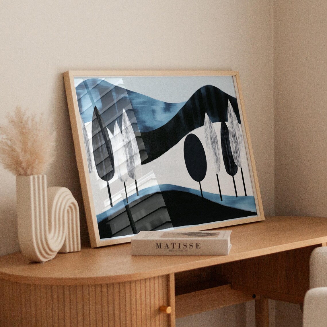 Modern Abstract Landscape, Minimalist Print - Image 6