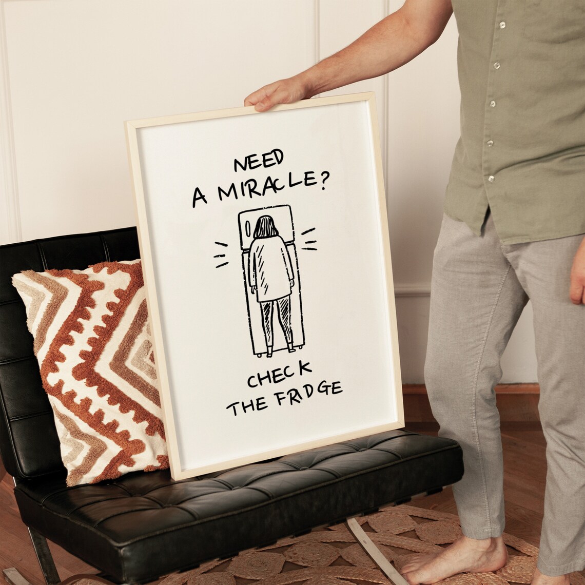 Need A Miracle, Christian Humor Kitchen Decor - Image 2