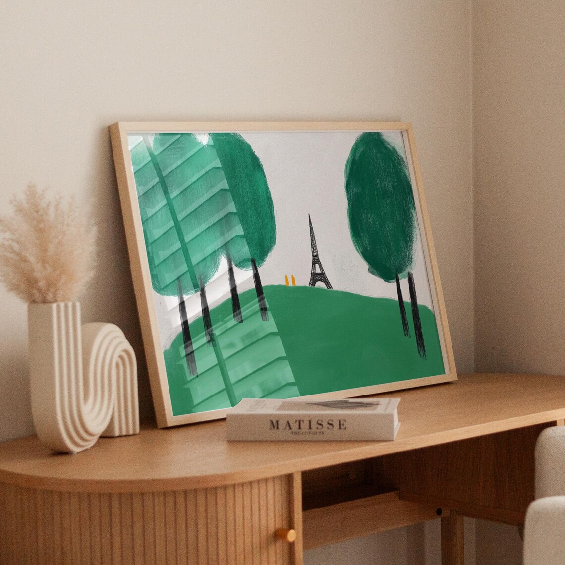 Paris Minimalist Eiffel Tower Art Print, France - Image 6