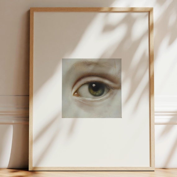 Lovers Eye Art Print Eclectic Minimalist Home Decor