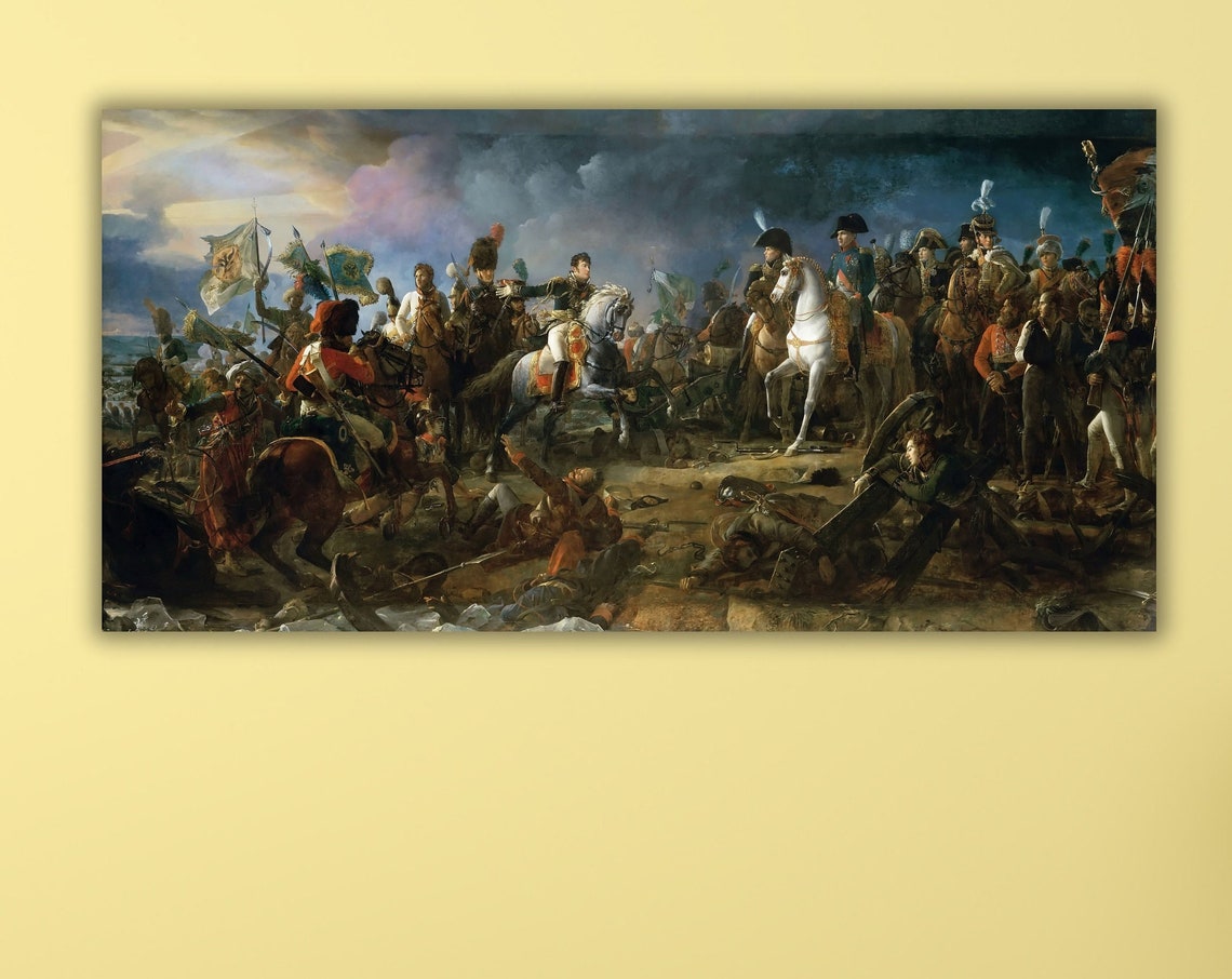 Francois Gerard Battle of Austerlitz Napoleon on Horseback War Poster