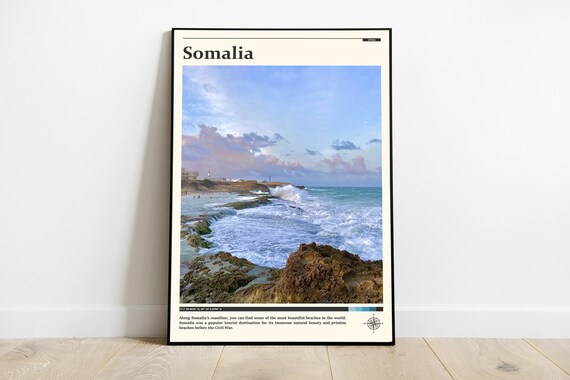 Somalia Print Somalia Wall Art Somalia Poster Somalia Photo Somalia Poster Print East Africa Wall Decor