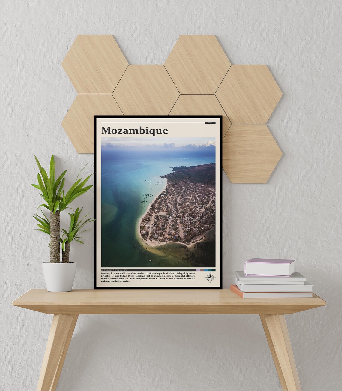 Mozambique Print Mozambique Wall Art Mozambique Poster Mozambique Photo Mozambique Poster Print East Africa Wall Decor - Image 2
