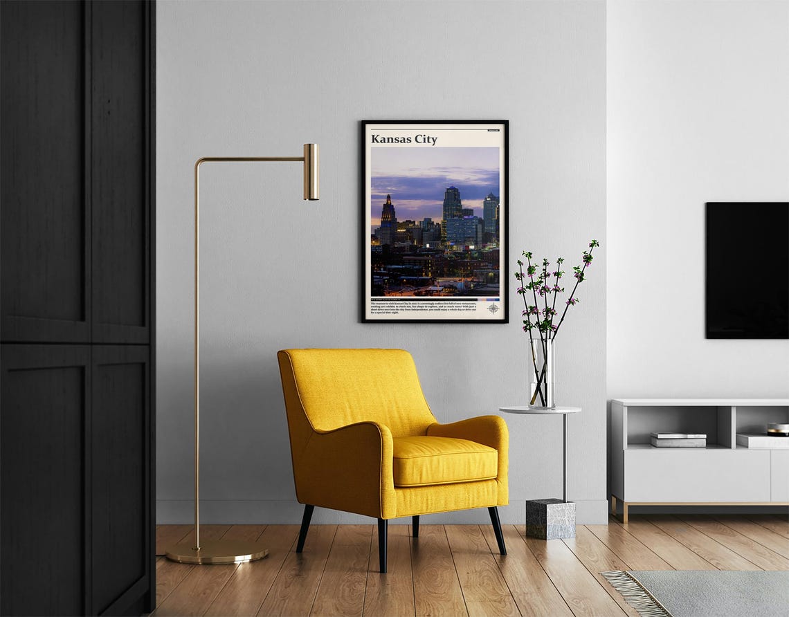 Travel Photography Kansas City Print Kansas City Wall Art Kansas City Poster Kansas City Photo Missouri Kansas City Poster Print - Image 2